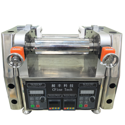 Custom 2 Inch Continuous Two Roll Rubber Mill Mixing Machine