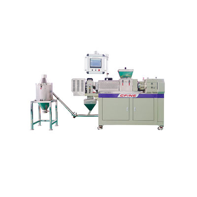 ISO9001 Double Screw Lab Scale Granulator Mixer Machine 45mm 5.5kw