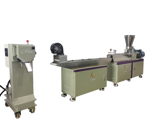 60rpm~400rpm Twin Screw Granulator Machine Customized